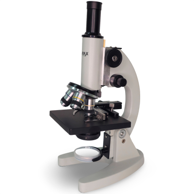 MICROSCÓPIO MONOCULAR PROFISSIONAL - AUMENTOS DE 40 A 1000X!